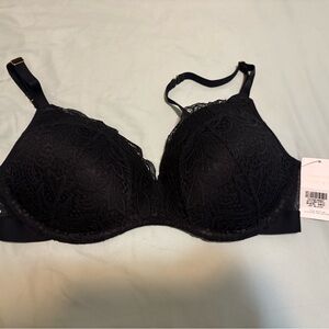 Elegant Black Lace Bra